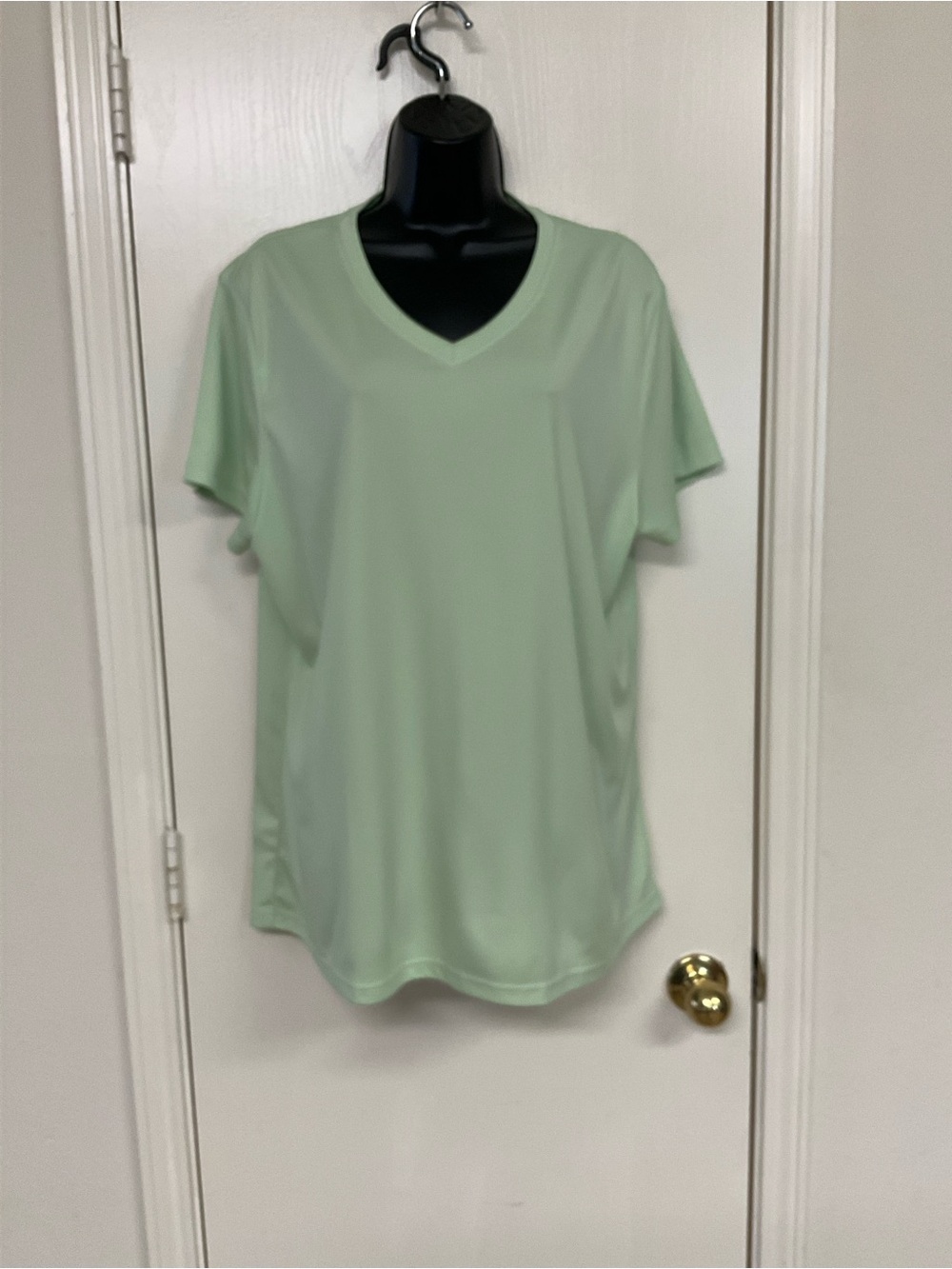 Light Green V-Neck Women’s Tee
